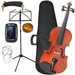 Violino Phantom Deval 4/4 Kit Partitura Afinador Espaleira