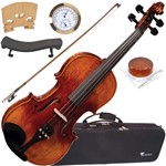 Ficha técnica e caractérísticas do produto Violino Profissional 4/4 Completo Maciço C/ Case Vk654 Eagle