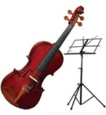 Ficha técnica e caractérísticas do produto Violino Eagle 4/4 Case + Arco + Breu + Partitura Ve441