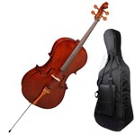 Violoncello Hofmahce 101 4/4 com Case Termico Extra Luxo