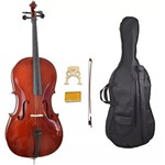Ficha técnica e caractérísticas do produto Violoncelo Cello 4/4 Concert By Strinberg com Capa
