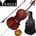 Ficha técnica e caractérísticas do produto Violoncelo Eagle Ce300 Cello 4/4 Envelhecido