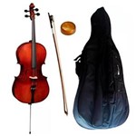 Ficha técnica e caractérísticas do produto Violoncelo Eagle CE300 Envelhecido 4/4 Cello Violoncello