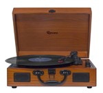 Ficha técnica e caractérísticas do produto Vitrola Raveo Sonetto Wood Madeira com Toca-discos, Bluetooth e Usb Reproduz e Grava MP3