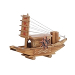 Ficha técnica e caractérísticas do produto Vivid Retro Boating madeira Music Box Suave Vela significado bem Presentes
