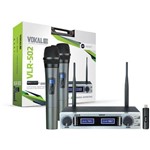 Ficha técnica e caractérísticas do produto Vokal VLR 502 | Microfone Sem Fio Duplo com Bateria