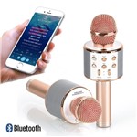 Ficha técnica e caractérísticas do produto Ws 858 Bluetooth Sem Fio Karaoke Handheld Microfone Usb Ktv Preto - Others