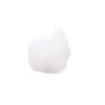 Ficha técnica e caractérísticas do produto 2x Branco Pele Lapela Lapela Microfone Mic Windscreen Windshield Vento Muff 5mm