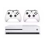 Ficha técnica e caractérísticas do produto Xbox One S - 1Tb - Branco com 2 Controles