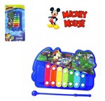 Xilofone Musical Infantil Mickey Disney 19,5x12,5cm - Etitoys