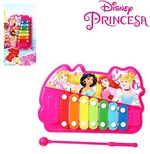 Ficha técnica e caractérísticas do produto Xilofone Musical Infantil Princesas na Cartela - Oem