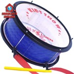 Ficha técnica e caractérísticas do produto Zabumba Infantil Azul Luen Kids Instrumento Musical Percussão 29467az Madeira
