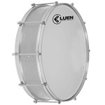 Ficha técnica e caractérísticas do produto Zabumba Luen Percussion 15X18 Alumínio com 8 Afinações