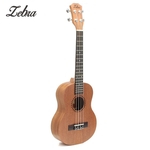 Ficha técnica e caractérísticas do produto Zebra 26 Polegada Ukulele Hawaii Mini Guitarra Tenor 4 Cordas 18 Trastes Uke Pau-rosa Instrumentos Ukelele Presente Ukelele para Amante da Música